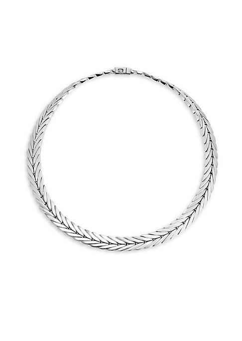 John Hardy Chain Medium Modern Silver Necklace