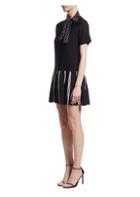 Redvalentino Pleated Knit Dress