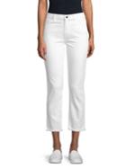 Jen7 By 7 For All Mankind Straight Cropped Jeans