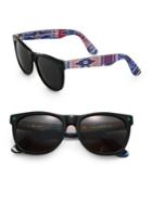Super By Retrosuperfuture Ndebele African Print Square Sunglasses