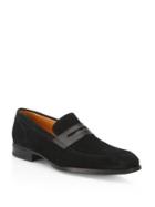Saks Fifth Avenue Collection Collection Suede Penny Loafers