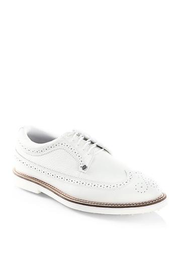 G/fore Long Wingtip Wingtip Leather Oxford Shoes