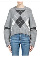 Alexander Mcqueen Plaid Wool Sweater
