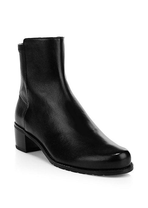 Stuart Weitzman Easyon Reserve Leather Ankle Boots