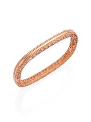 Roberto Coin Princess 18k Rose Gold Bangle Bracelet