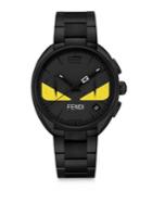 Fendi Momento Fendi Bug Black Stainless Steel Bracelet Watch