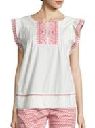 Weekend Max Mara Crasso Embroidered Top
