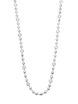 Ippolita Rock Candy Clear Quartz & Sterling Silver Long Beaded Necklace