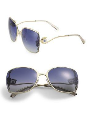 Roberto Cavalli 61mm Oversized Square Sunglasses