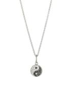 Sydney Evan Diamond, Black Diamond & 14k White Gold Mini Yin Yang Pendant Necklace