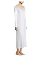 Hanro Rosalie Long-sleeve Gown