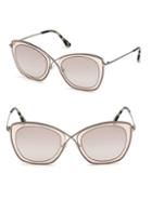 Tom Ford Eyewear India 53mm Butterfly Sunglasses