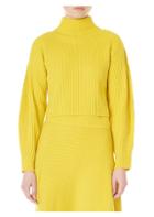 Tibi Structured Wool Pullover Sweater