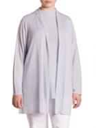 Eileen Fisher, Plus Size Open-front Kimono Cardigan