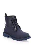 Saks Fifth Avenue Collection Rubber Combat Boots