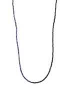 Brunello Cucinelli Beaded Dumortierite Strand Necklace