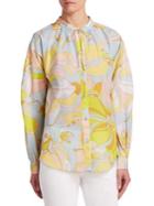Emilio Pucci Aruba Silk Shirt Blouse