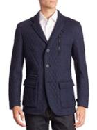 Etro Button-down Quilted Sportcoat