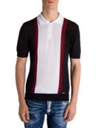 Dsquared2 Short Sleeve Colorblock Polo