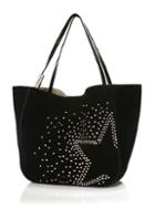Jimmy Choo Stevie Star Studded Suede Tote