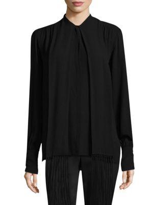 Michael Kors Collection Silk Scarf Blouse