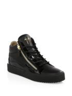 Giuseppe Zanotti Leather Zip Sneakers