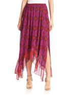 Diane Von Furstenberg Louella Asymmetrical Silk Skirt