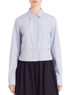 Tome Cropped Cotton Shirt