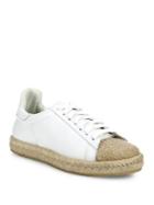 Alexander Wang Rian Leather Espadrille Sneakers