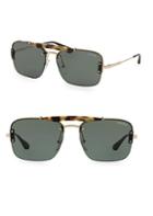 Prada Linea Rossa 33mm Square Sunglasses
