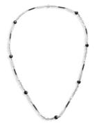 Fred Leighton Deco Links Black Jade & Diamond Chain Necklace
