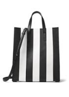 Michael Kors Collection Striped Leather Tote