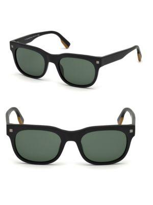 Zegna 53mm Square Sunglasses