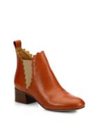Chloe Lauren Leather Ankle Boots