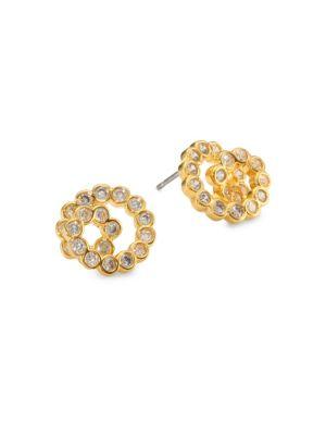 Kate Spade New York Glitz And Glam Crystal Spiral Stud Earrings