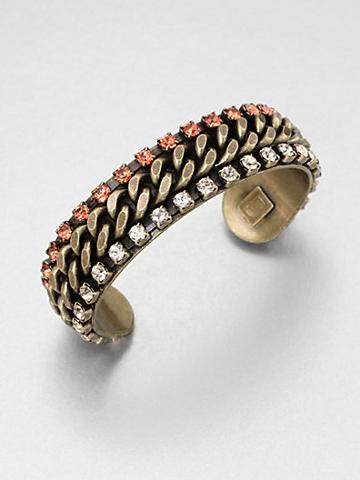 Dannijo Swarovski Crystal Cuff Bracelet