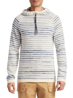 Madison Supply Striped Knit Hoodie