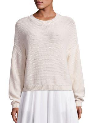 Vince Dropped Shoulder Knitted Top