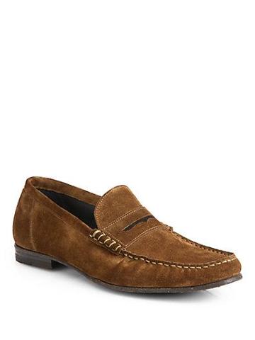To Boot New York Suede Penny Loafers