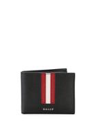 Bally Teyve Stripe Leather Billfold Wallet