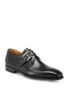 Saks Fifth Avenue Collection By Magnanni Leather Monk-strap Dress Shoes