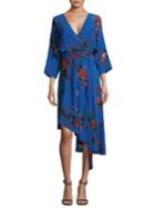 Diane Von Furstenberg Silk Asymmetric Dress