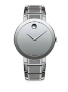 Movado Sapphire Stainless Steel Bezel-free Bracelet Watch