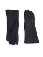 Saks Fifth Avenue Collection Suede Shearling-lined Gloves