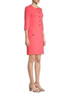 Michael Kors Collection Button-front Sheath Dress