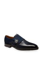Bally Balbin Suede & Leather Goodyear Monk Strap Loafers