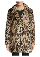 Apparis Margot Faux Fur Leopard Jacket