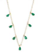 Ila Anning Emerald & 14k Yellow Gold Necklace