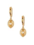 Temple St. Clair Evil Eye Diamond & 18k Yellow Gold Drop Earrings