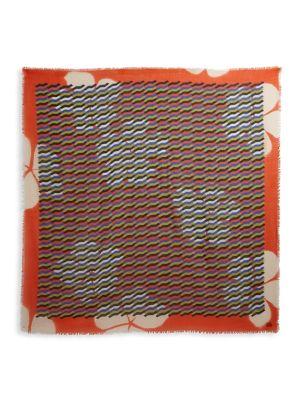 Dries Van Noten Geometric-print Wool Scarf